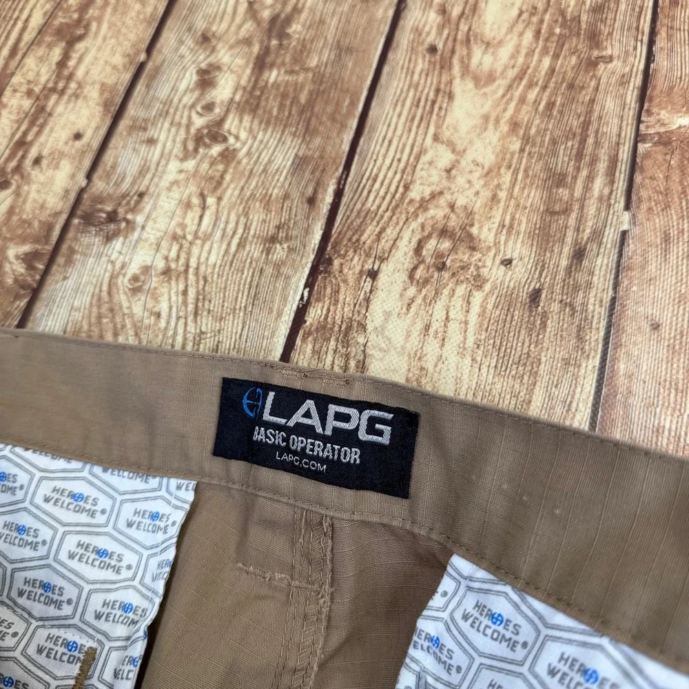 LAPG Basic Operator Cargo Pants Mens 40 x 32 Coyote Brown Ripstop Tactical